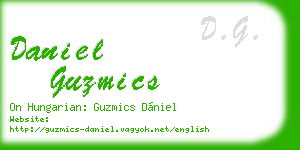 daniel guzmics business card
